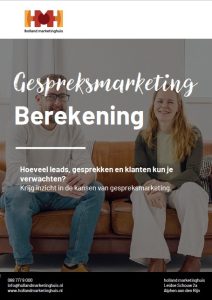 Gespreksmarketing Berekening